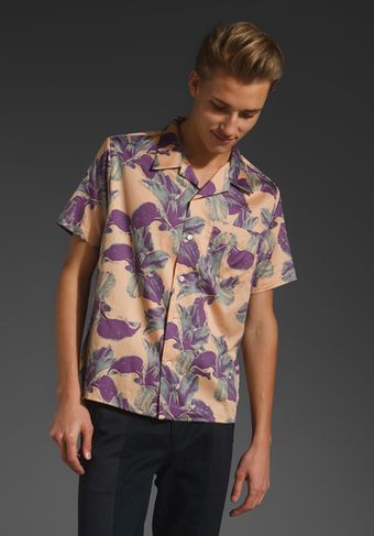 Richard Chai Hawaiian Short Sleeve Shirt - Lyst