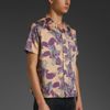 Richard Chai Hawaiian Short Sleeve Shirt in Multicolor for Men (apricot) - Lyst