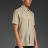 Richard Chai Classic Button Down Shirt in Beige for Men - Lyst