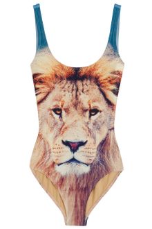 We Are Handsome Lion Print Sccop One Piece - Lyst