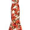 Erdem Rhiannon Strapless Dress in Orange (red) - Lyst