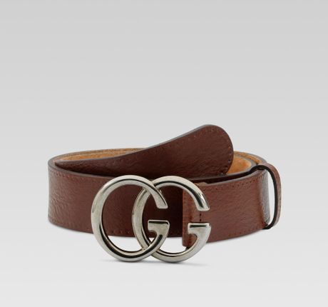 Gucci Belt with Double G Buckle in Brown for Men | Lyst