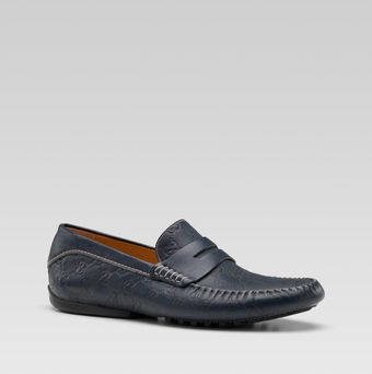 Gucci Penny Loafer Driver with Interlocking G - Lyst