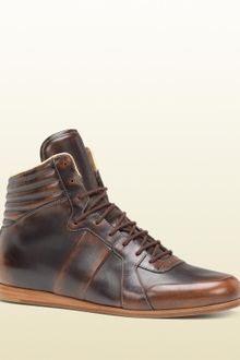 Gucci Sporting Laceup Bootie - Lyst