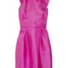 Lela Rose Angel Wing Ruffled Silkorganza Dress in Pink (fuchsia) - Lyst