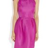 Lela Rose Angel Wing Ruffled Silkorganza Dress in Pink (fuchsia) - Lyst