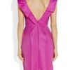 Lela Rose Angel Wing Ruffled Silkorganza Dress in Pink (fuchsia) - Lyst