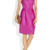 Lela Rose Angel Wing Ruffled Silkorganza Dress in Pink (fuchsia) - Lyst