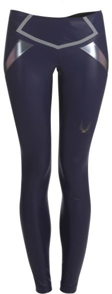 Lucas Hugh Navy Blue Flash Leggings - Lyst