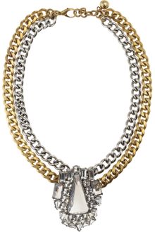 Lulu Frost Deco Crystal Necklace - Lyst