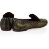 Marc By Marc Jacobs Sequined Leather Loafers in Gold - Lyst