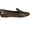 Marc By Marc Jacobs Sequined Leather Loafers in Gold - Lyst