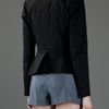 Dkny Long Sleeved Jacket in Black - Lyst
