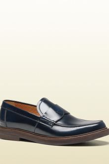 Gucci Penny Loafer with Rubber Sole - Lyst