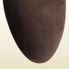Gucci Josephine Round Horseheads Tall High Heel Platform Boot in Brown - Lyst