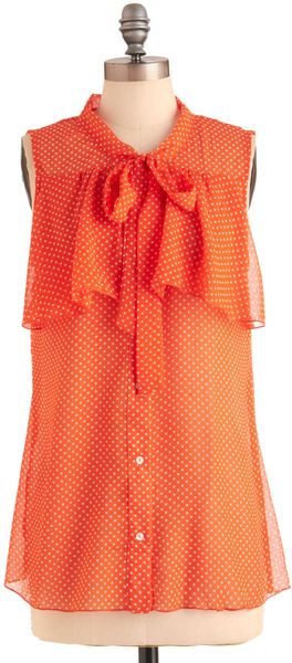 ModCloth Ruffle Ready Top - Lyst