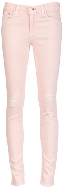 Rag & Bone Ripped Skinny Jean - Lyst