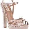 Valentino Platform Sandal in Silver - Lyst
