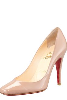 Christian Louboutin Particule 100m Patent Leather Pumps - Lyst