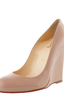 Christian Louboutin Ron Ron Patent Wedge Pump - Lyst