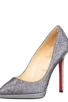 Christian Louboutin Pigalle Glittered Pump - Lyst