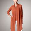 Donna Karan New York Long Knit Sweater in Orange (papaya) - Lyst