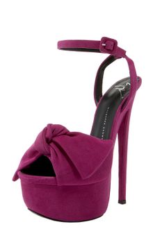 Giuseppe Zanotti Bow-detail Platform Sandal - Lyst