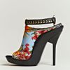 Givenchy Womens Printed Open Toe Stilettos in Multicolor (multicolour) - Lyst