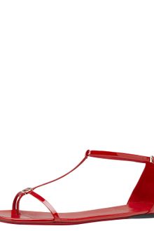 Gucci Dewi Patent Flat Sandal - Lyst