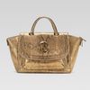 Gucci Medium Top Handle Bag Orochampagne Python in Gold (champagne) - Lyst