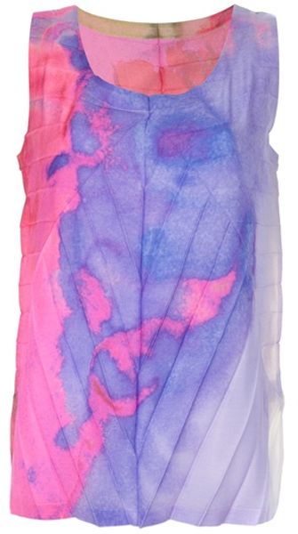 Issey Miyake Tiedye Top - Lyst