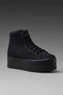 Jeffrey Campbell Homg Platform Sneaker in Blackblack - Lyst