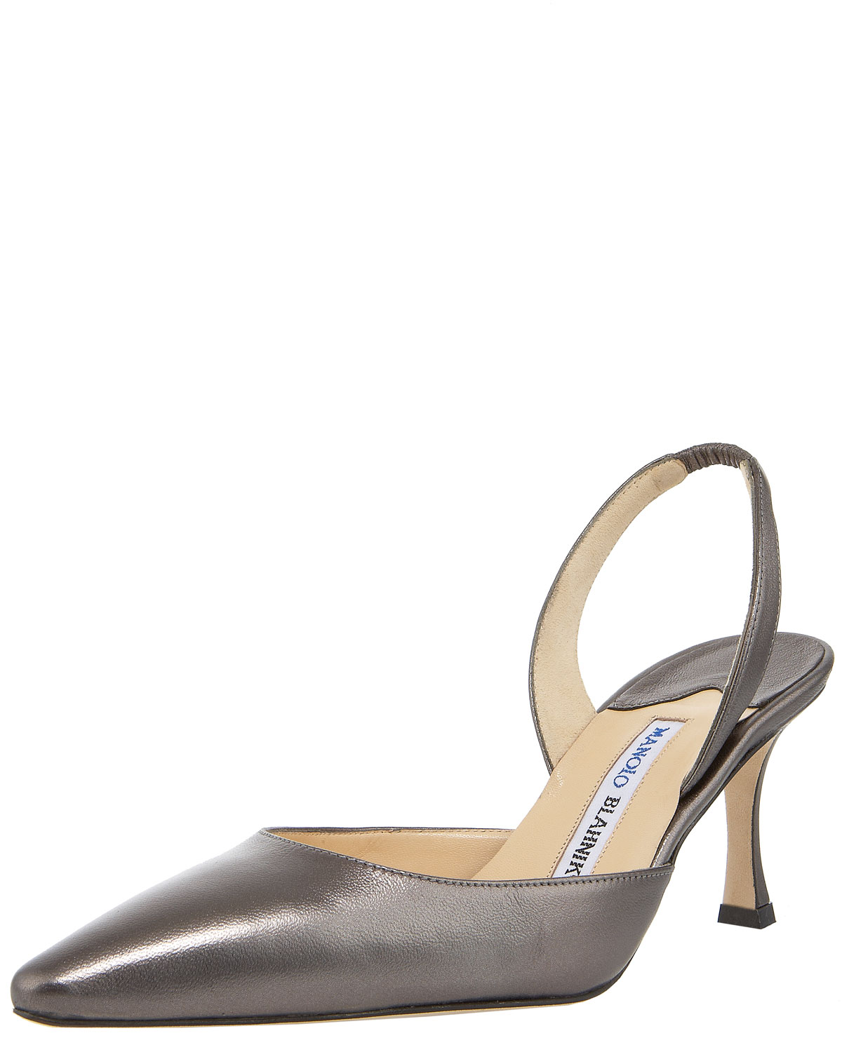 manolo blahnik shoes silver