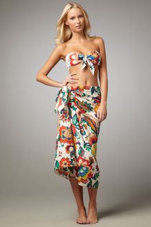 Tory Burch Wildflowerprint Pareo - Lyst