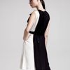 Vionnet Twotone Shift Dress in Black - Lyst