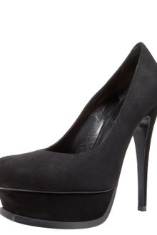 Yves Saint Laurent Tribute Suede Pump - Lyst
