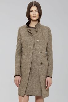 Akris Punto Contrastcollar Princess Coat - Lyst