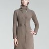 Armani Doublebreasted Sweater Coat in Brown (taupe) - Lyst