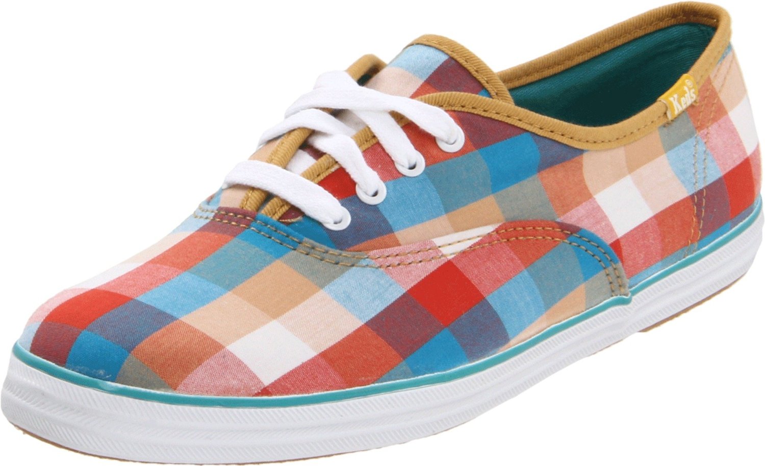 keds champion plaid
