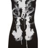 Mcq By Alexander Mcqueen Printed Stretchjersey Dress in Black - Lyst