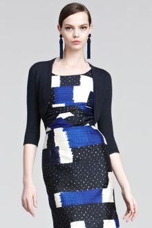 Oscar de la Renta Cashmeresilk Bolero - Lyst