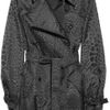 Yves Saint Laurent Metallic Leopard Jacquard Trench Coat in Animal (leopard) - Lyst