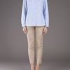 Carven Collar Top in Yellow - Lyst