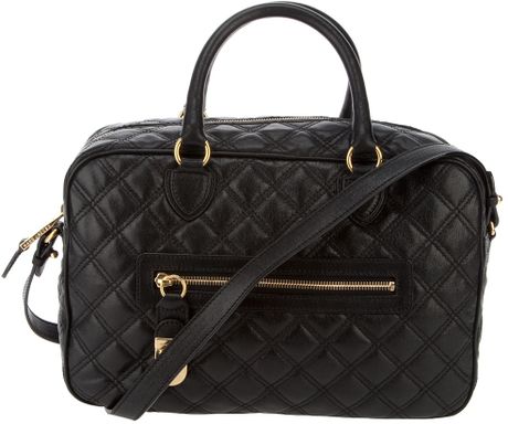 Marc Jacobs Quilted Tote in Black - Lyst
