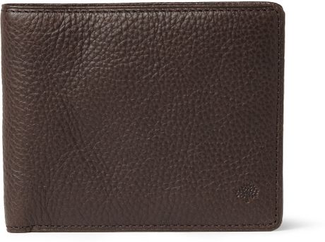 Mulberry Leather Billfold Wallet in Brown for Men - Lyst