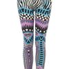 Topshop Zebra Aztec Print Legging in Purple - Lyst