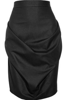 Vivienne Westwood Anglomania Double Philosophy Pleated Twill Skirt - Lyst