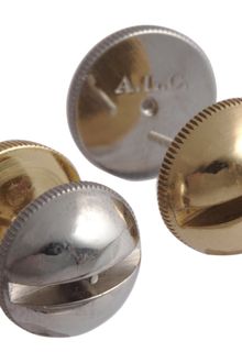 A.l.c. Jewelry Brass Silver Screw Stud Earrings - Lyst