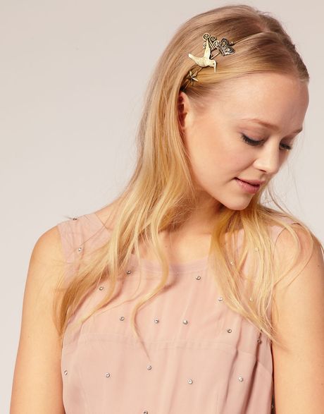 Asos Collection Asos Skinny Vintage Style Cluster Alice Band in Gold ... Asos Collection Asos Skinny Vintage Style Cluster Alice Band in Gold ...