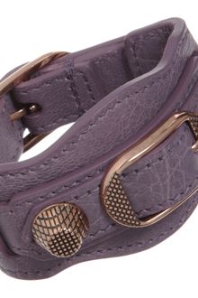 Balenciaga Arena Giant Rose Gold Bracelet - Lyst